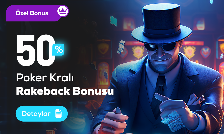 %50 Poker KralI Rakeback Bonusu
