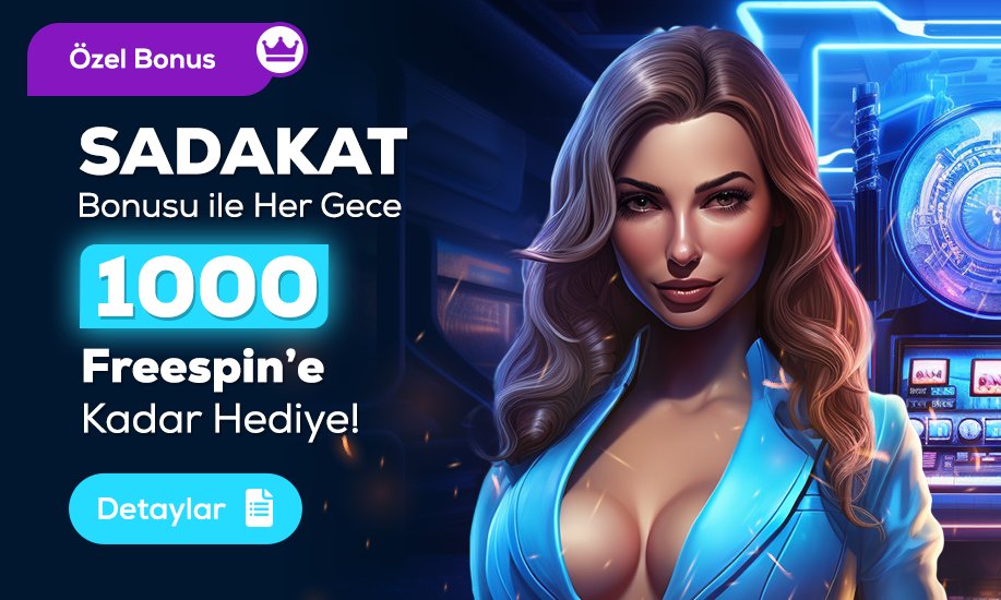 BETKOM'A ÖZEL SADAKAT BONUSU 1.000 FREESPİN