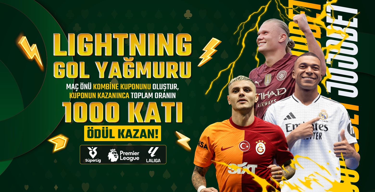 Lightning Gol Yağmuru ile 1000x kazanma fırsatını yakala!