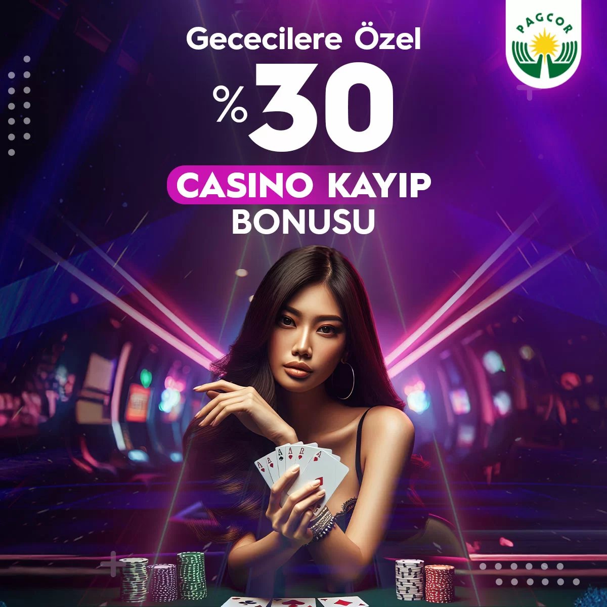 GECECİLERE ÖZEL %30 Kayıp Bonusu
