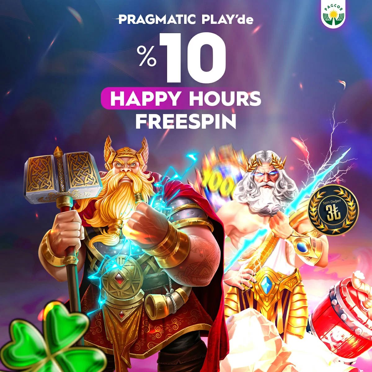 %10 Happy Hours Freespİn
