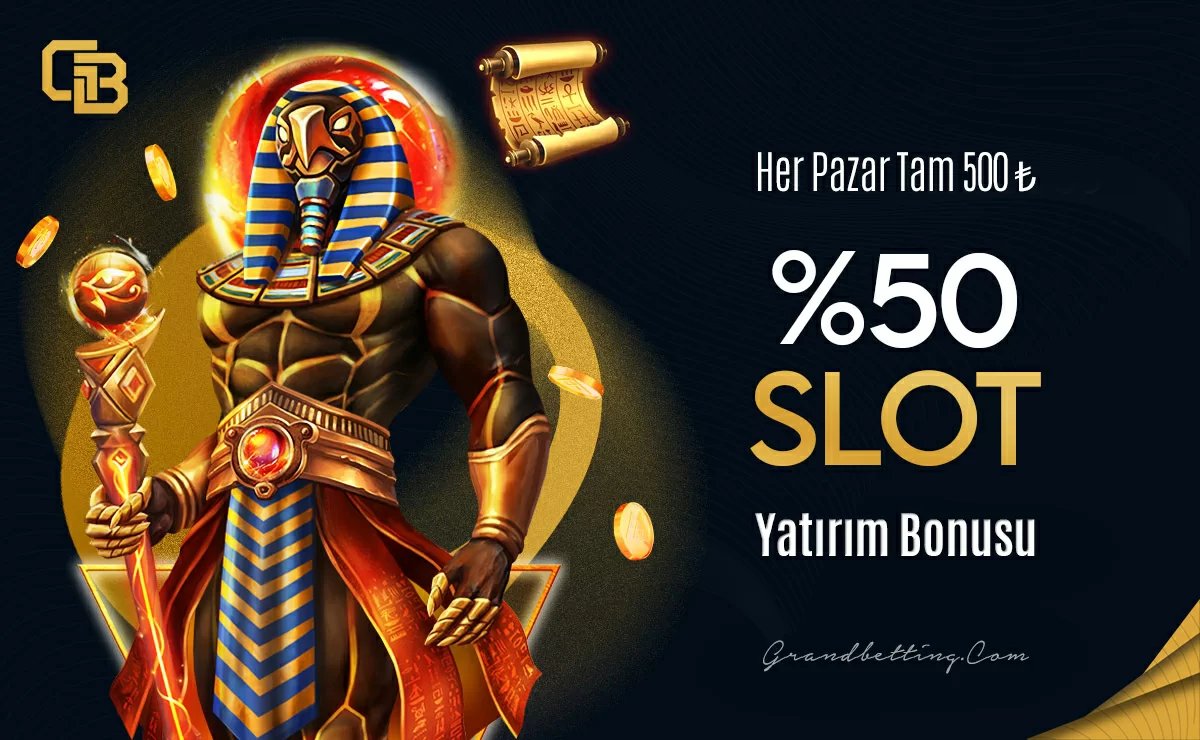 %50 PAZAR SLOT YATIRIM BONUSU