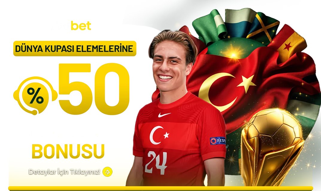 DÜNYA KUPASI ELEMELERİNE %50 FREEBET