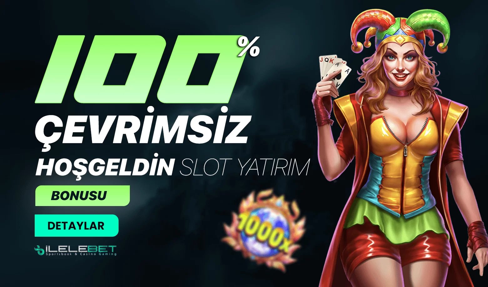 %100 Çevrİmsİz Hoşgeldİn Slot Yatırım Bonusu