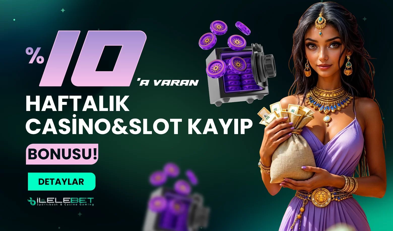 %10'A VARAN HAFTALIK CASİNO&SLOT KAYIP BONUSU