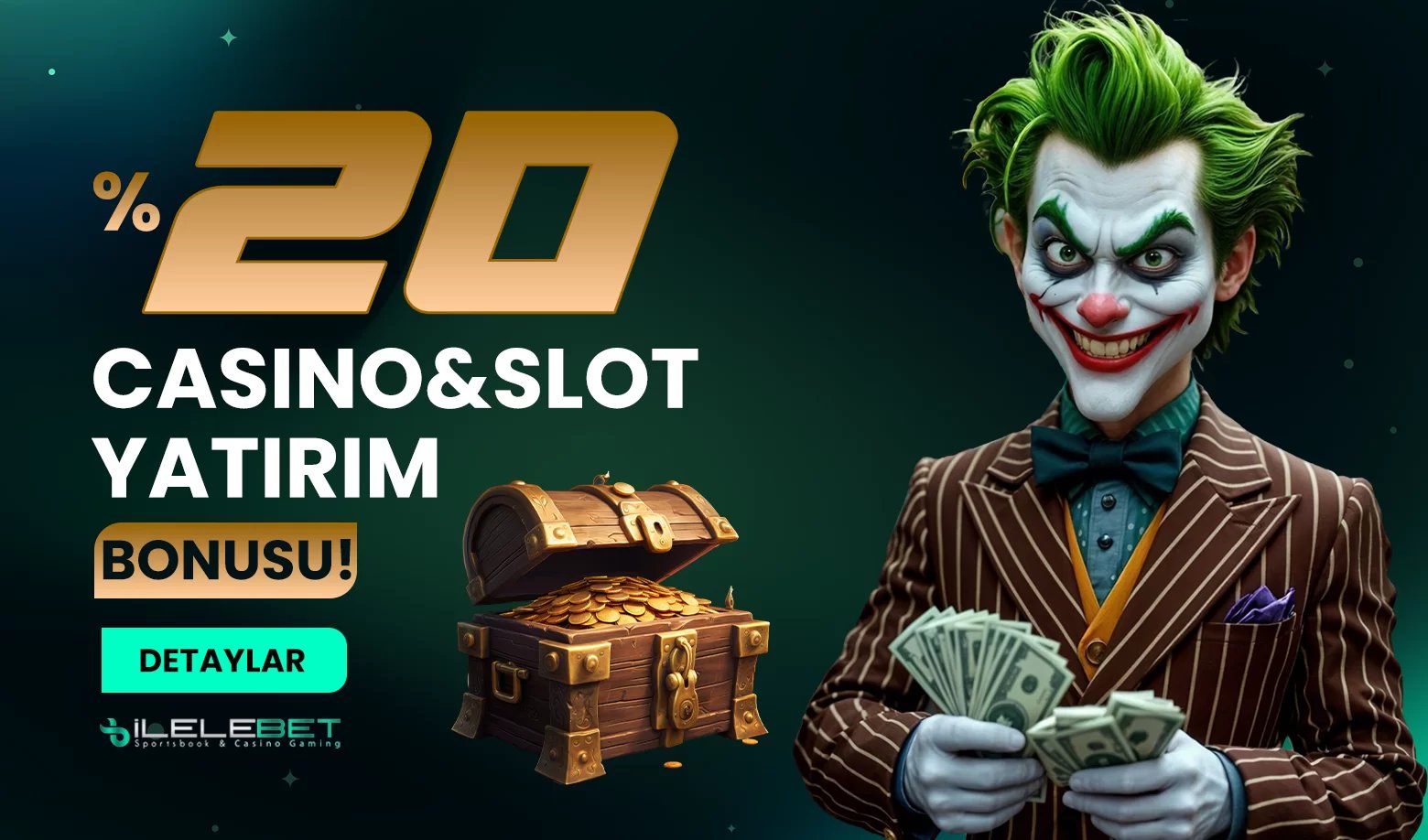 %20 CASİNO&SLOT YATIRIM BONUSU