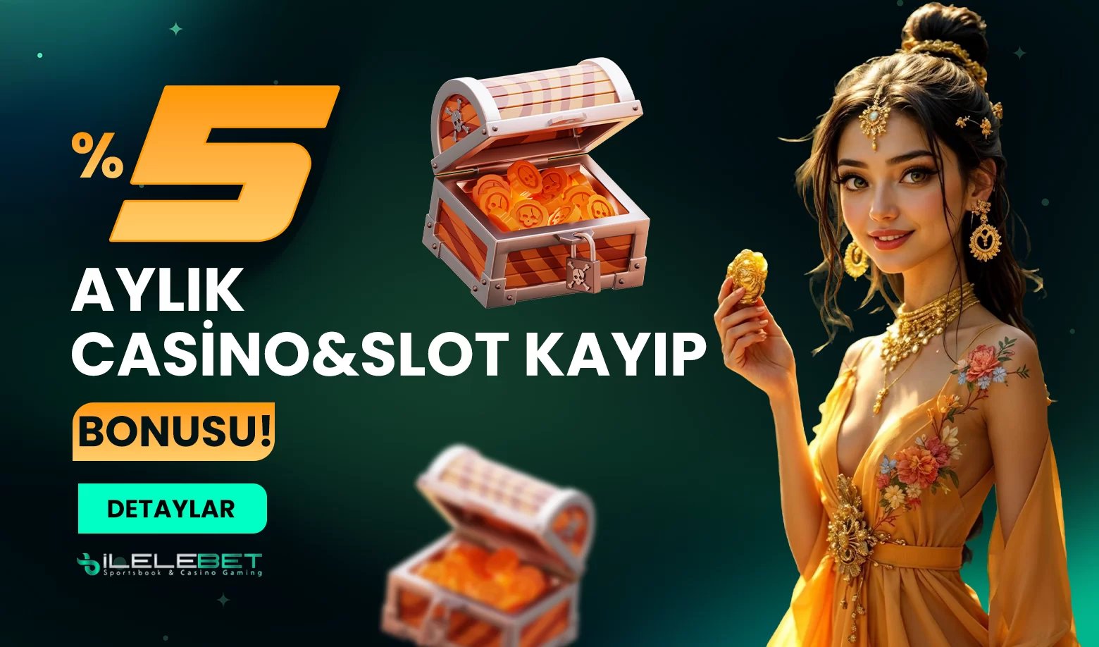 %5 AYLIK CASİNO&SLOT KAYIP BONUSU