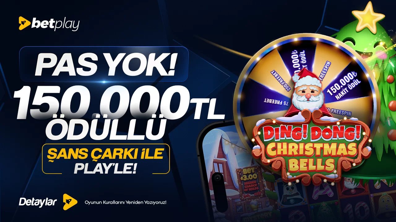 BETPLAY'DEN 150.000₺ ÖDÜLLÜ ŞANS ÇARKI!