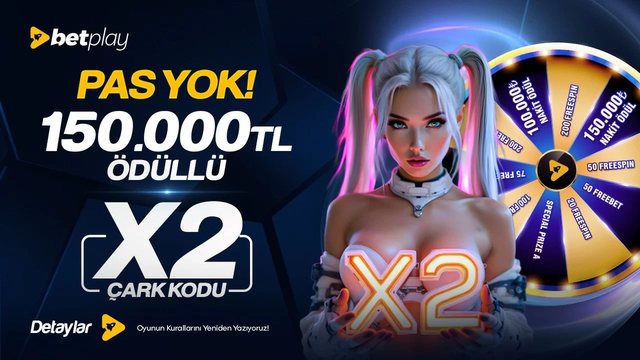 GÜNE ÖZEL | X2 150.000₺ ÖDÜLLÜ ŞANS ÇARKI!