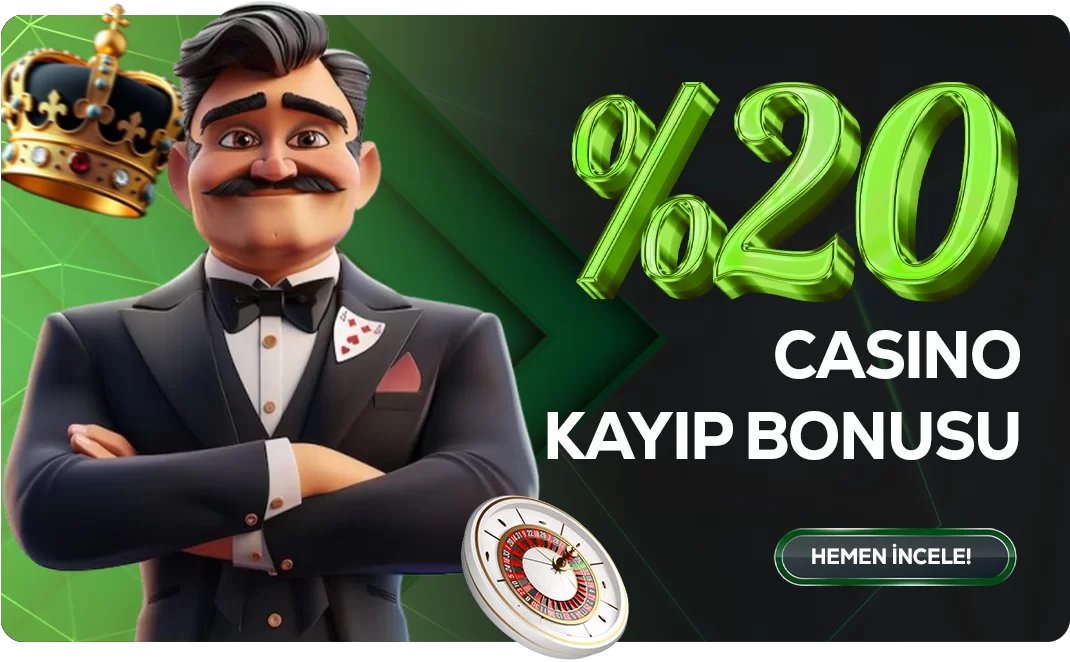 %20 CASINO KAYIP BONUSU