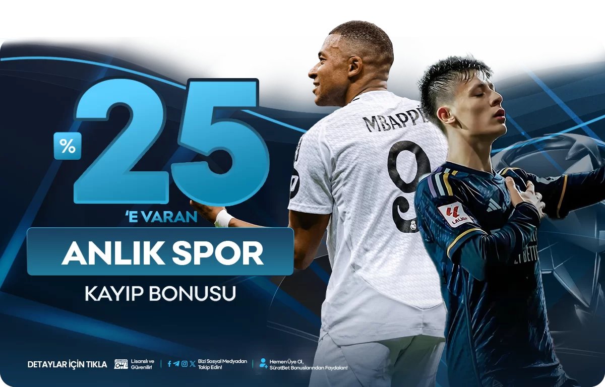 %25 SPOR KAYIP BONUSU