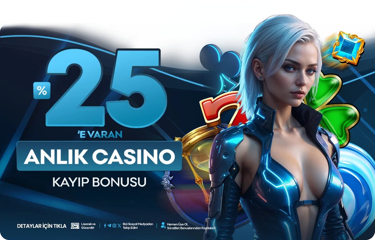 %25 CASİNO KAYIP BONUSU