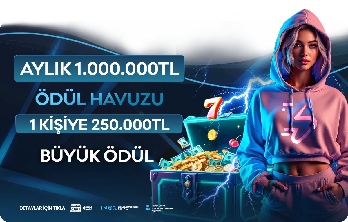 BÜYÜK ÇEKİLİŞ – Aylık 1.000.000 TL Ödül Havuzu