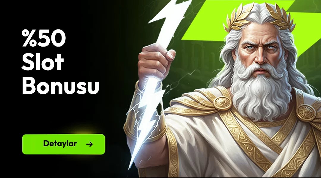 %50 Slot Bonusu + 50 FreeSpİn