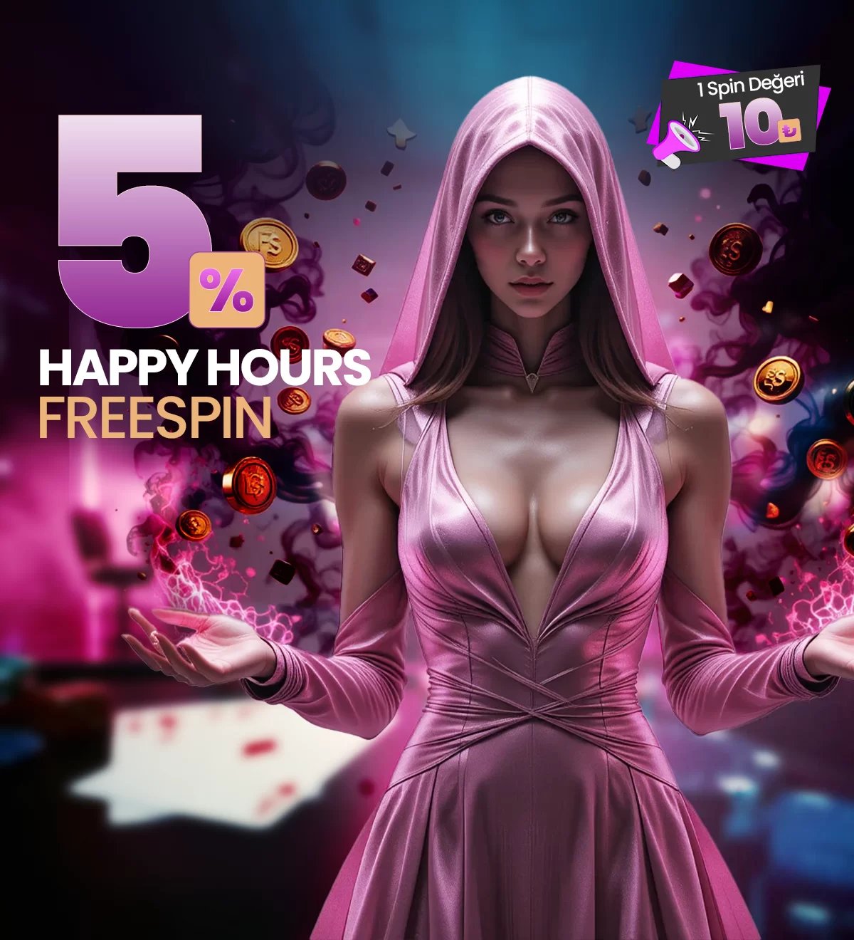 %5 HER YATIRIMA FREESPİN